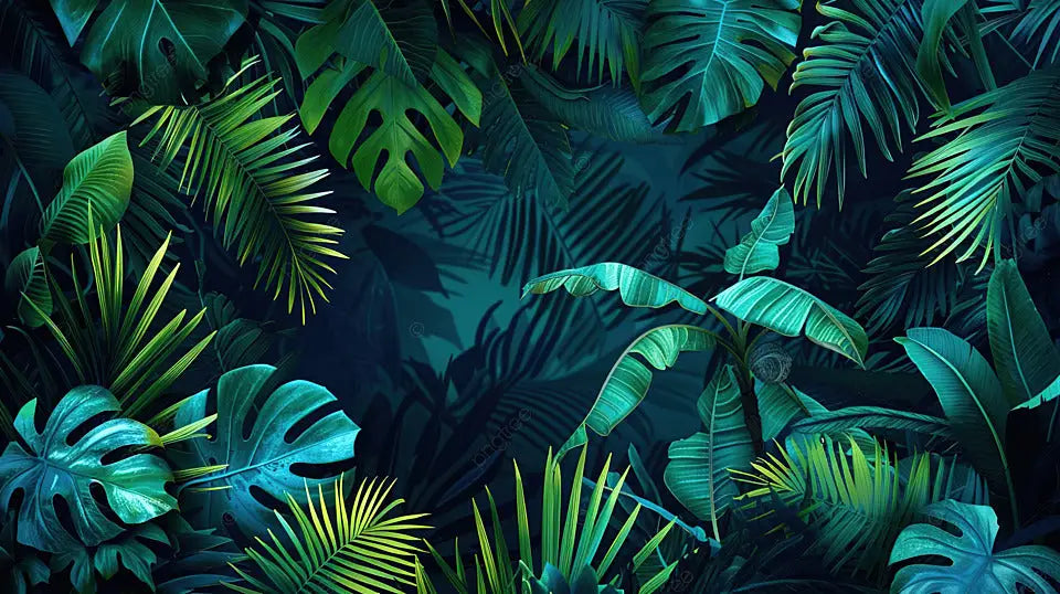 Tropical Wallpaper – Night Jungle