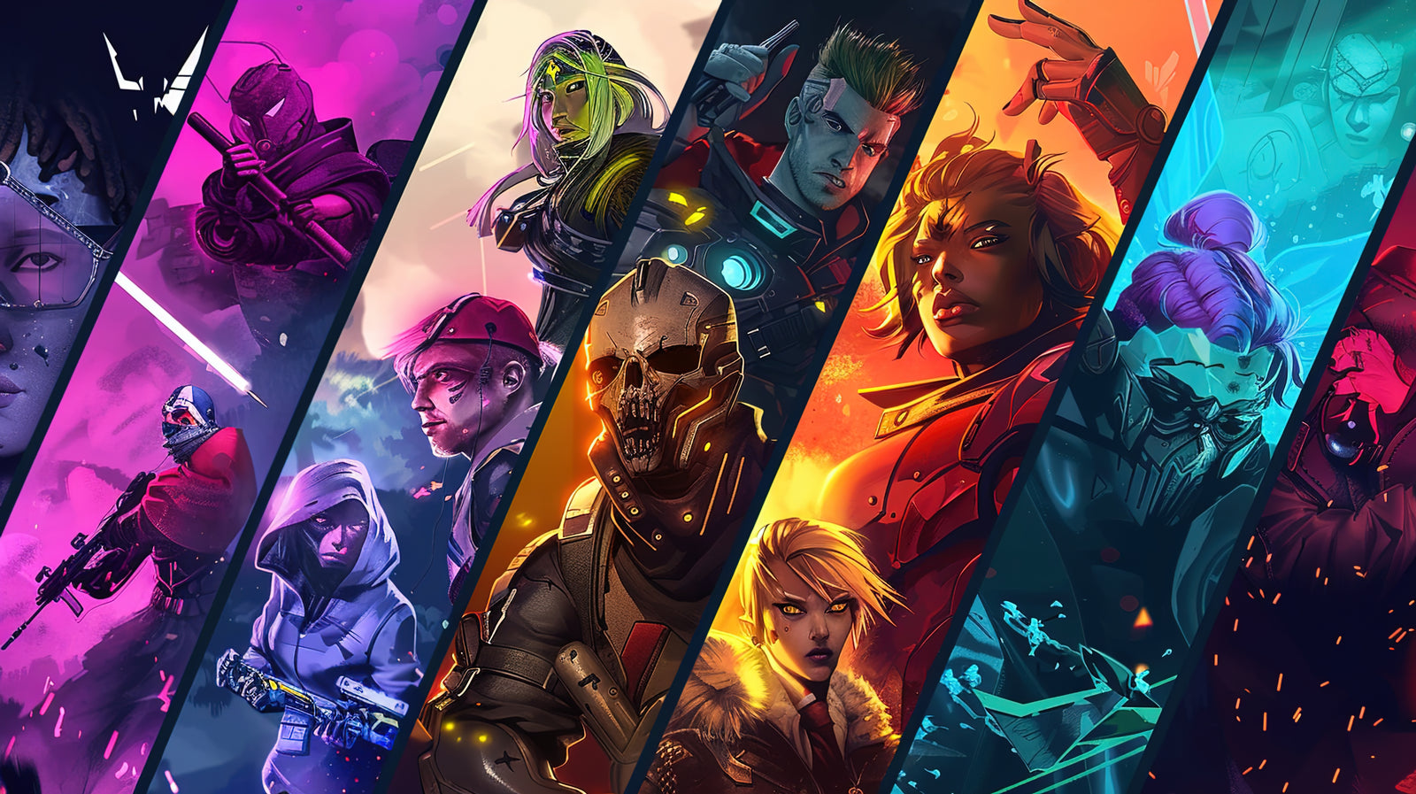 Papier Peint Cyberpunk - Lignées Rebelles Néon