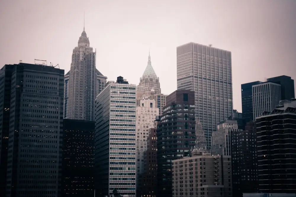 Papier Peint Ville - Buildings De New York