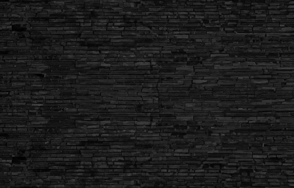 Papier Peint Vintage - Briques Noires