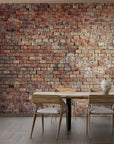 Papier Peint Art & Déco - Mur de Briques Sombres