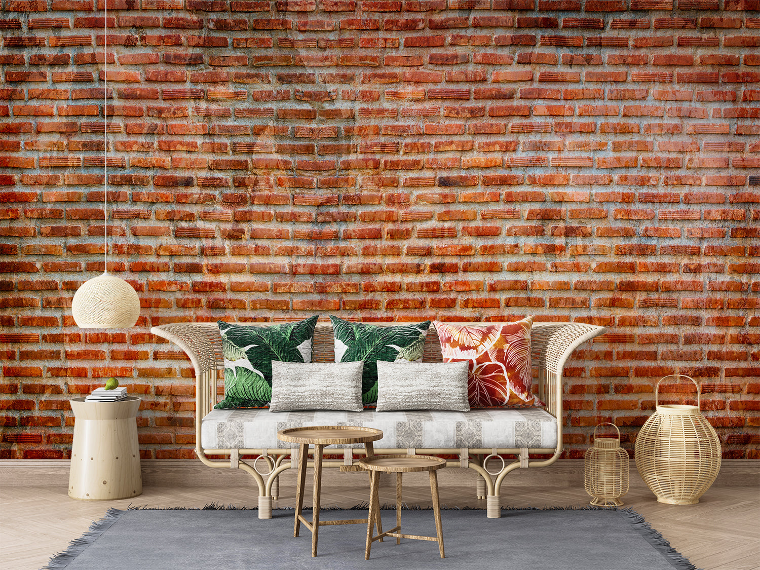 Papier Peint Art & Déco - Mur de Briques Classiques