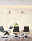 Stone Wallpaper - White Marble with Golden Veins