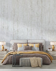 Art Deco Wallpaper - Light Grey Polished Concrete Effect