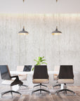 Art Deco Wallpaper - Light Grey Polished Concrete Effect