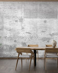 Stone Wallpaper - Grey Concrete Effect with Embossed Details
