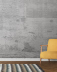 Stone Wallpaper - Grey Concrete Effect with Embossed Details
