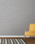 Papier Peint Pierre - Mur de Briques Blanches Modernes