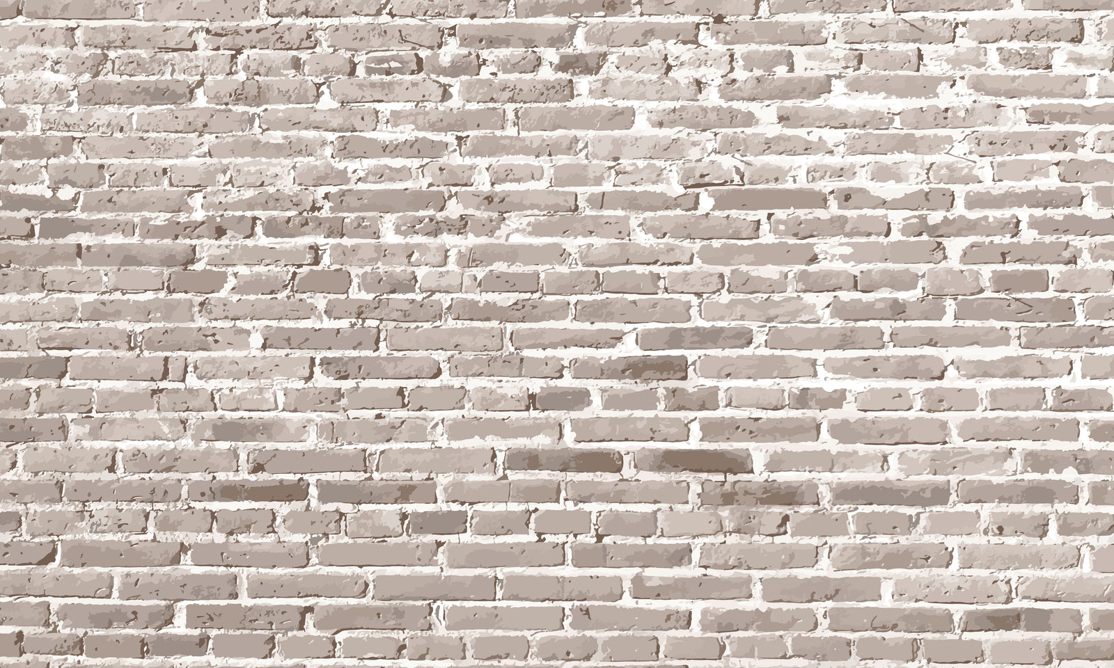 Papier Peint Pierre - Mur de Briques Beige Sablé