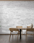 Papier Peint Pierre - Briques Blanches Modernes