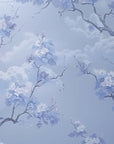 Japanese Wallpaper – Blue Cherry Trees
