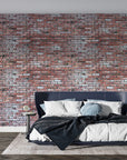 Stone Wallpaper - Rustic Authentic Red Bricks