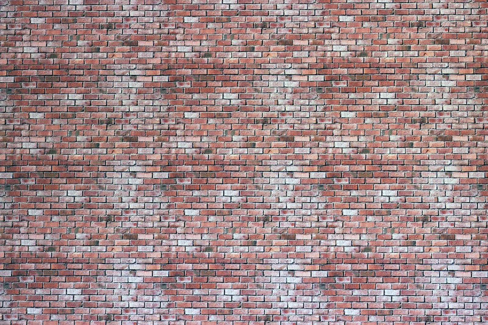 Non-woven wallpaper, trompe l'oeil brick effect