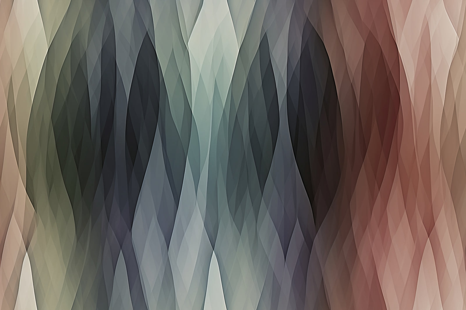 Abstract Wallpaper – Soft Geometric Undulations