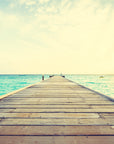 Beach wallpaper – pier on the ocean