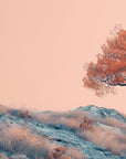 Minimalist wallpaper – solitary tree