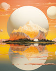 Surrealist Wallpaper – Dreamlike Solar World