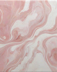 Papier Peint Abstrait - Marbre Rose