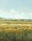 Papier Peint Paysage - Champs Et Colline