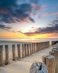 Papier peint plage – Coucher de soleil