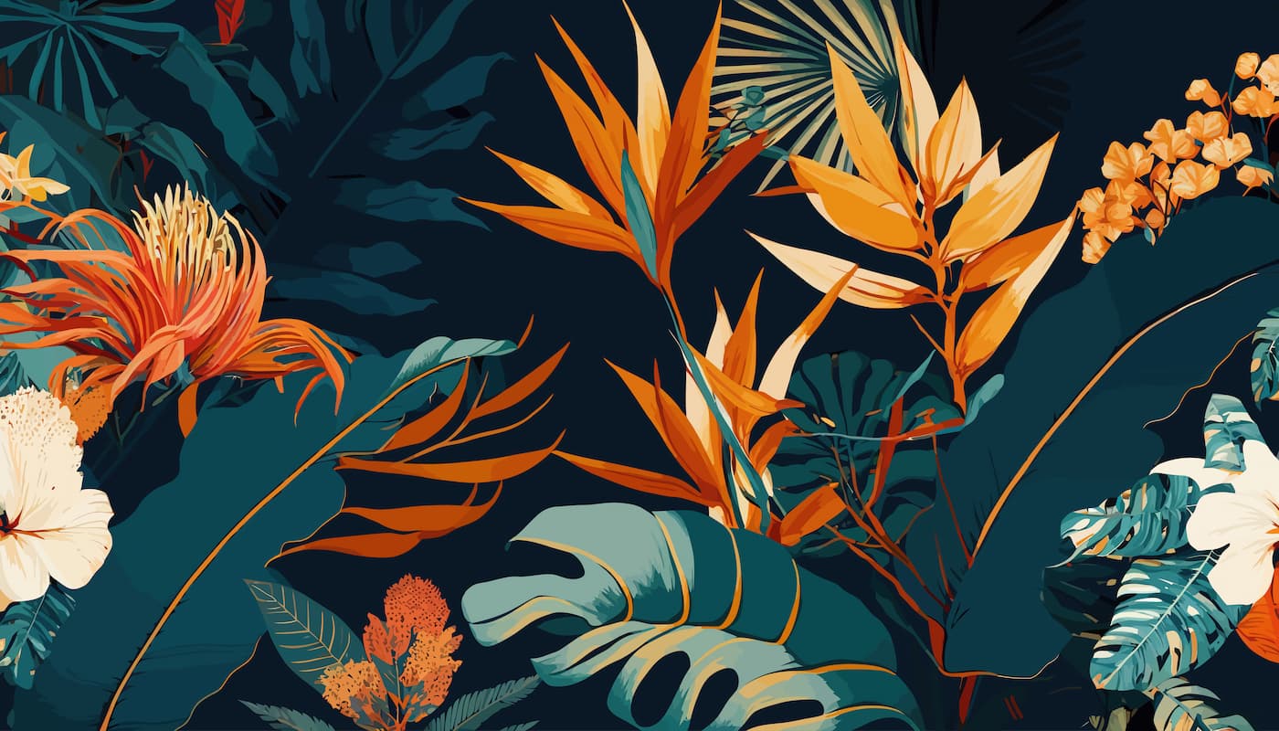 Tropical Wallpaper - Exotic Night
