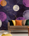 Papier Peint Art & Déco- Ciel Étoilé Violet