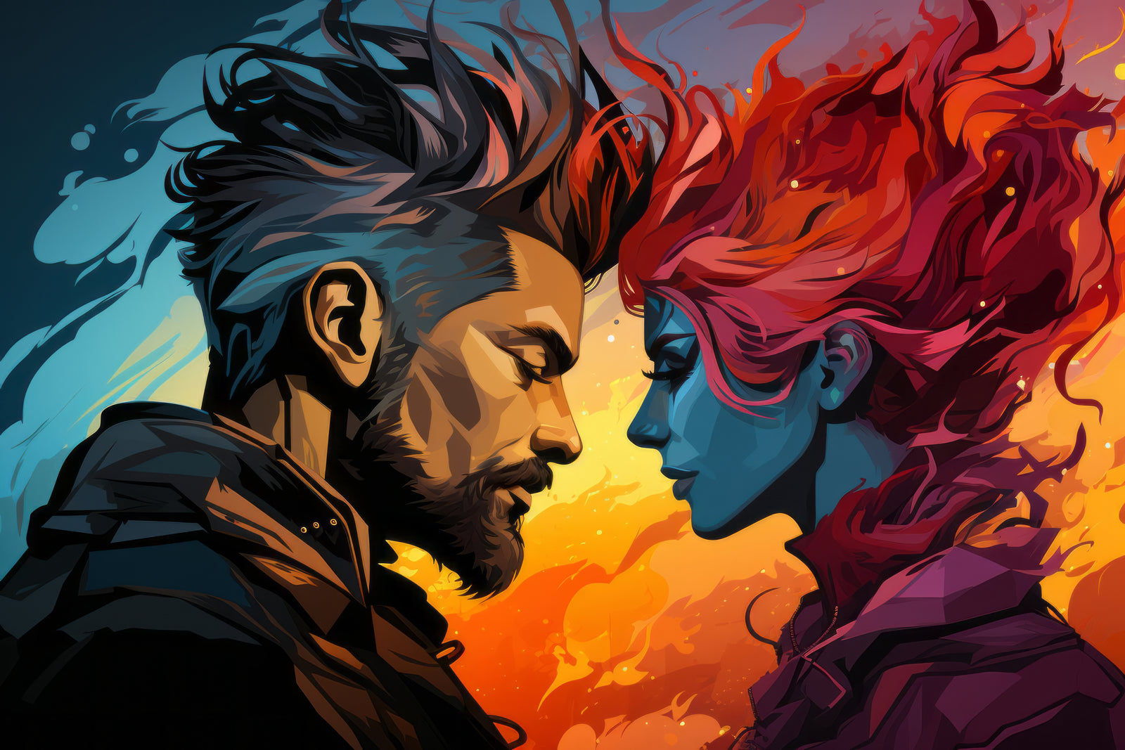 papier peint art & déco - Femme et Homme