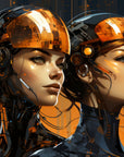Science fiction wallpaper – Cyborg women