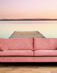 Papier Peint Panoramique - Ponton Au Coucher De Soleil