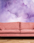 Papier Peint Aquarelle - Nuances Violettes