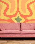 Papier Peint Abstrait - Formes Colorées