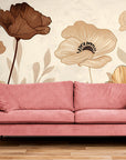 Papier Peint Floral - Dessin De Fleurs