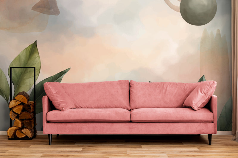 Art &amp; Deco Wallpaper - Foliage and Mist