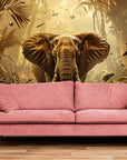 Papier Peint Animaux - Eléphant Dans La Jungle