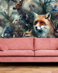 Papier Peint Artistique - Animaux De La Forêt