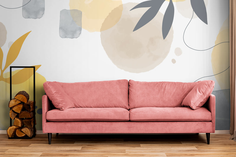 Contemporary Wallpaper - Foliage and Colorful Patterns