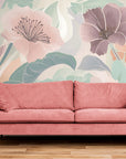 Papier Peint Floral - Pastel Apaisant
