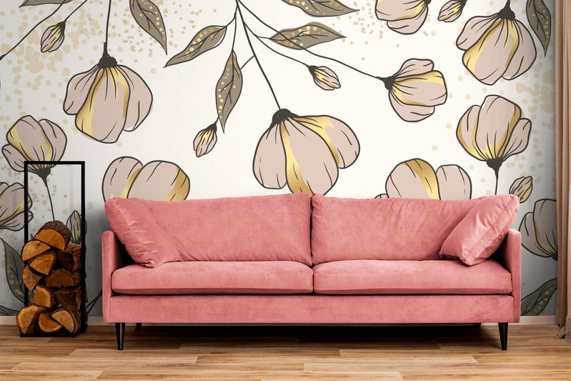 Floral Wallpaper - Spring Softness