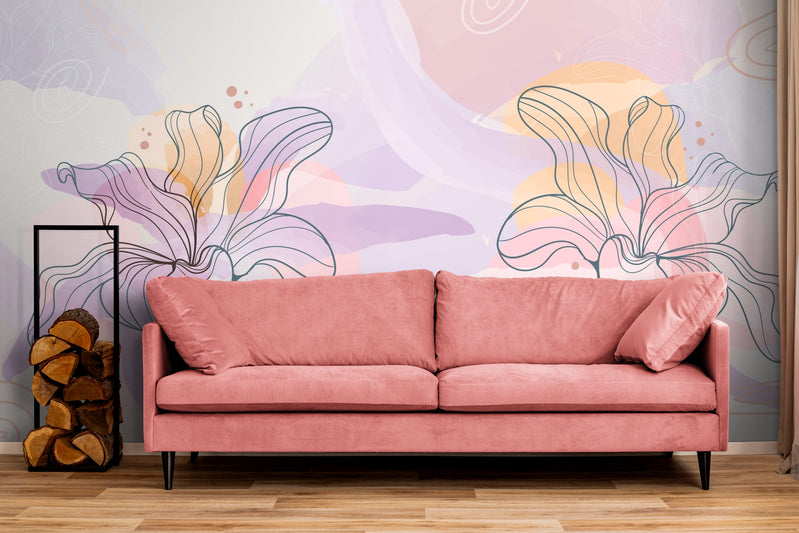 Abstract Wallpaper - Flowers and Artistic Patterns