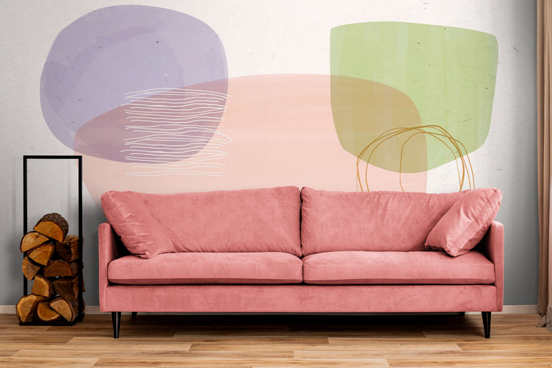 Abstract Wallpaper - Pastel Shape