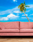 Papier Peint Tropical - Plage Et Cocotier