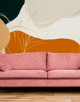 Abstract Wallpaper - Golden Vegetation