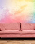 Papier Peint Design - Nuages Multicolores