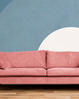 Minimalist wallpaper - moon and blue horizon