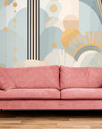 Papier Peint Art & Déco - Motifs Dorés