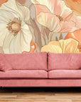 Papier Peint Art & Déco - Mur Floral
