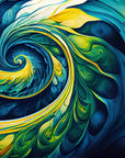 Art Deco Wallpaper - Spiral Vortex