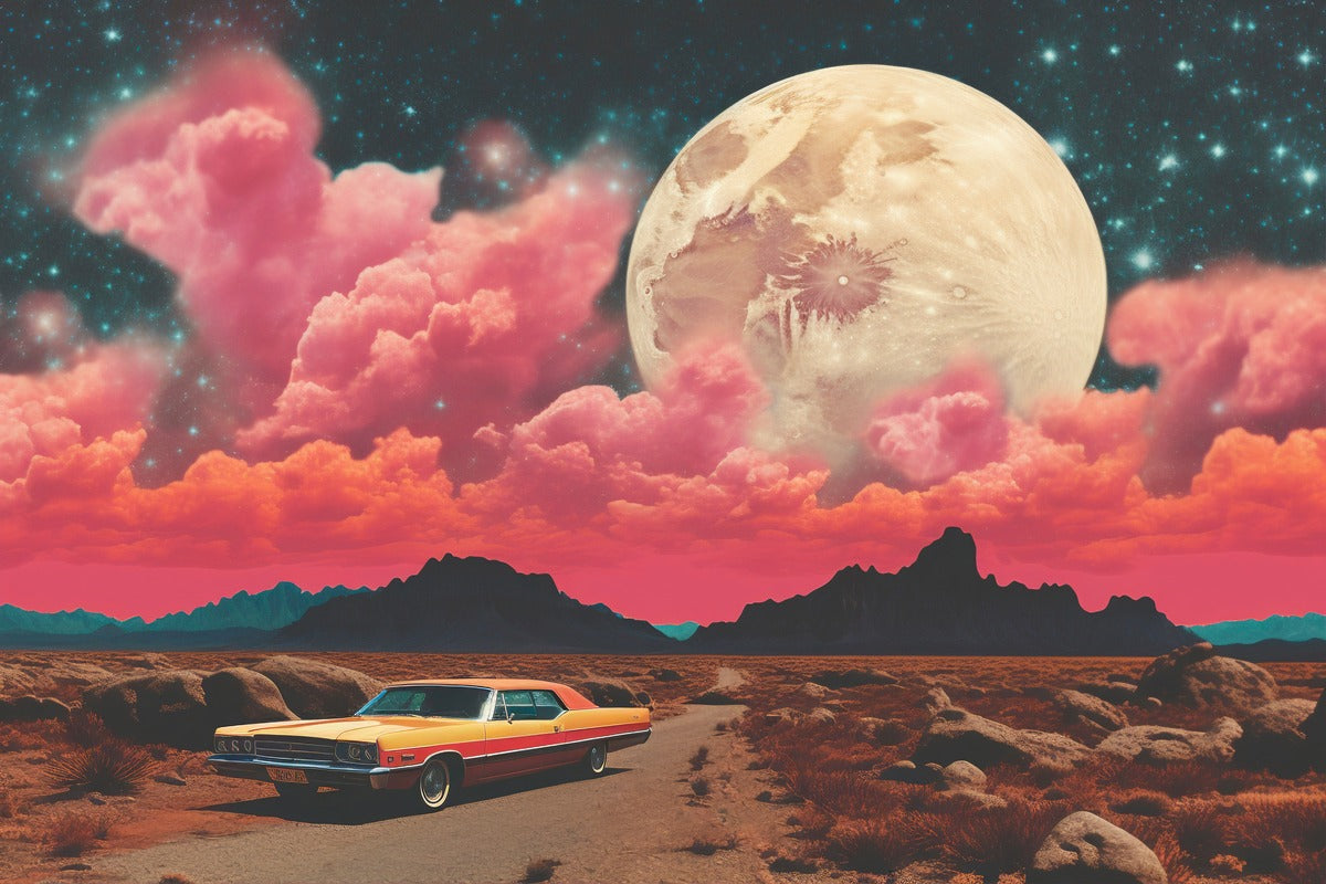 Retro Wallpaper - Celeste