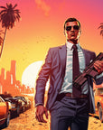 Papier Peint Rétro - Mafieux