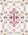 Papier peint boho - motifs mandalas complexes pastel